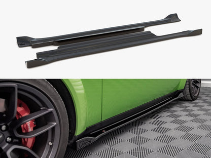 Maxton Design Side Skirts Diffusers Dodge Challenger SRT Hellcat Widebody Mk3