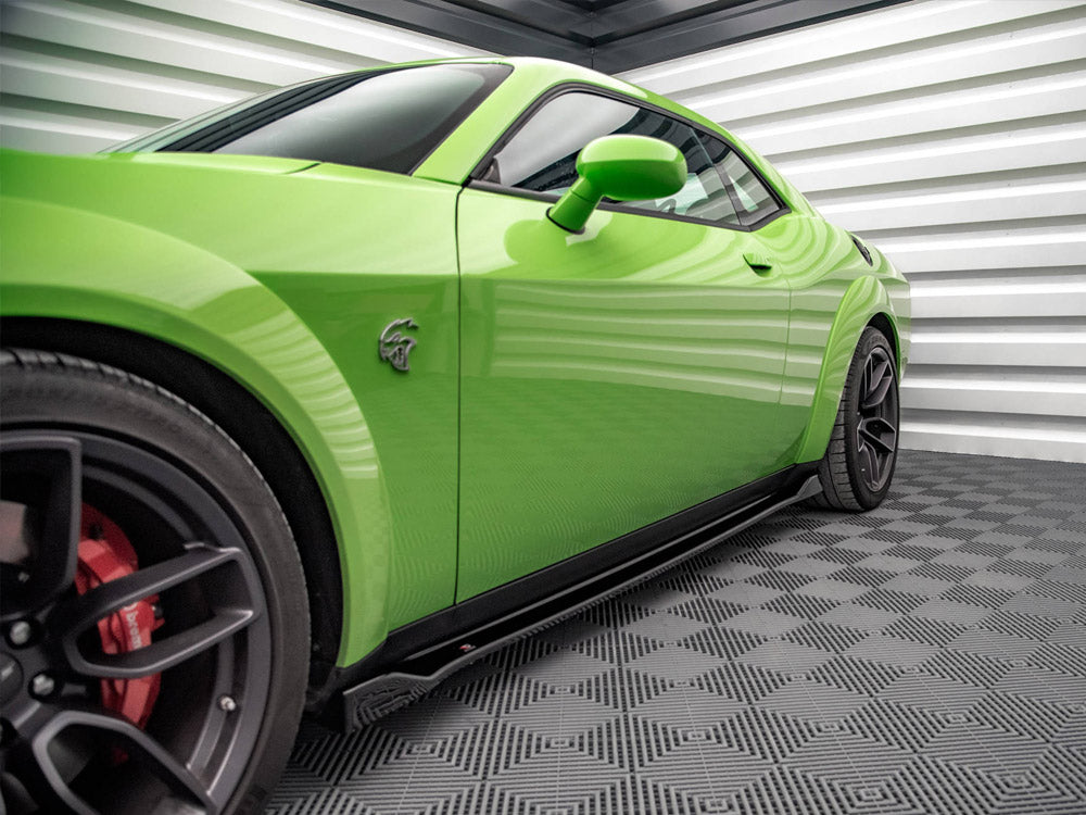 Maxton Design Side Skirts Diffusers Dodge Challenger SRT Hellcat Widebody Mk3