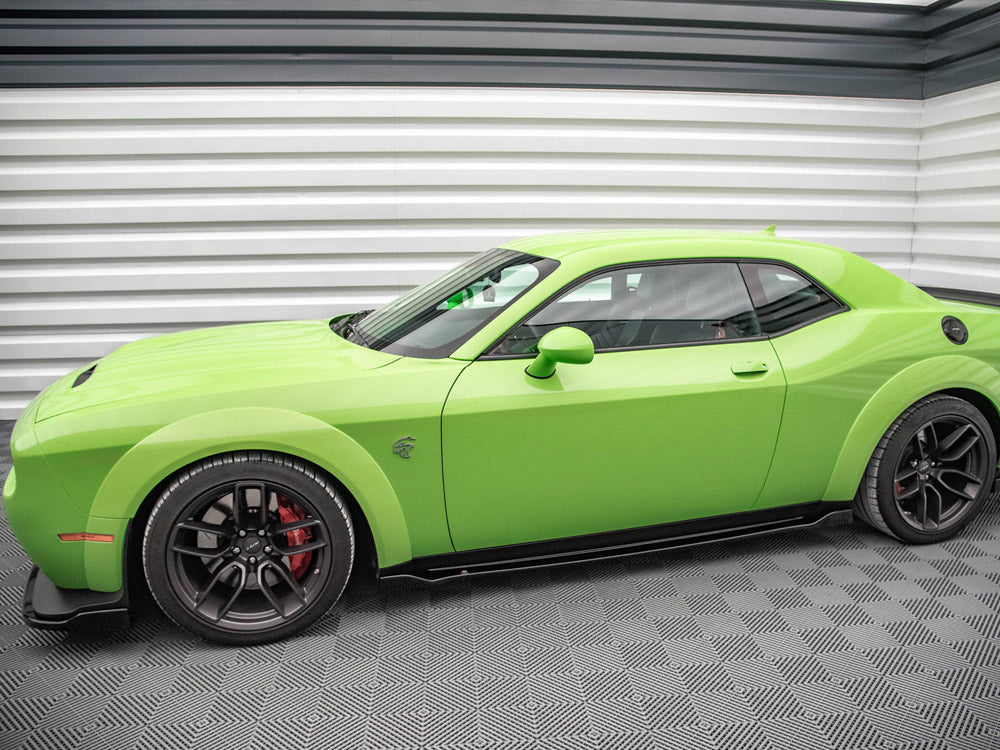 Maxton Design Side Skirts Diffusers Dodge Challenger SRT Hellcat Widebody Mk3