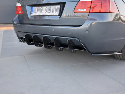 Maxton Design Rear Diffuser Bmw 5 E61 (Touring) Wagon M-pack (2004-2010)