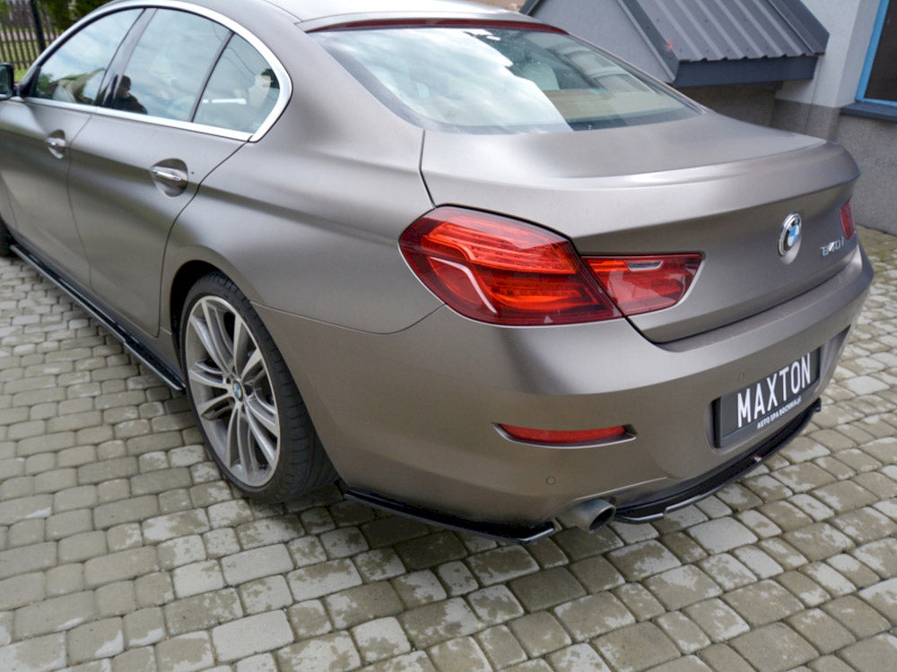Maxton Design Central Rear Splitter BMW 6 Gran Coupe