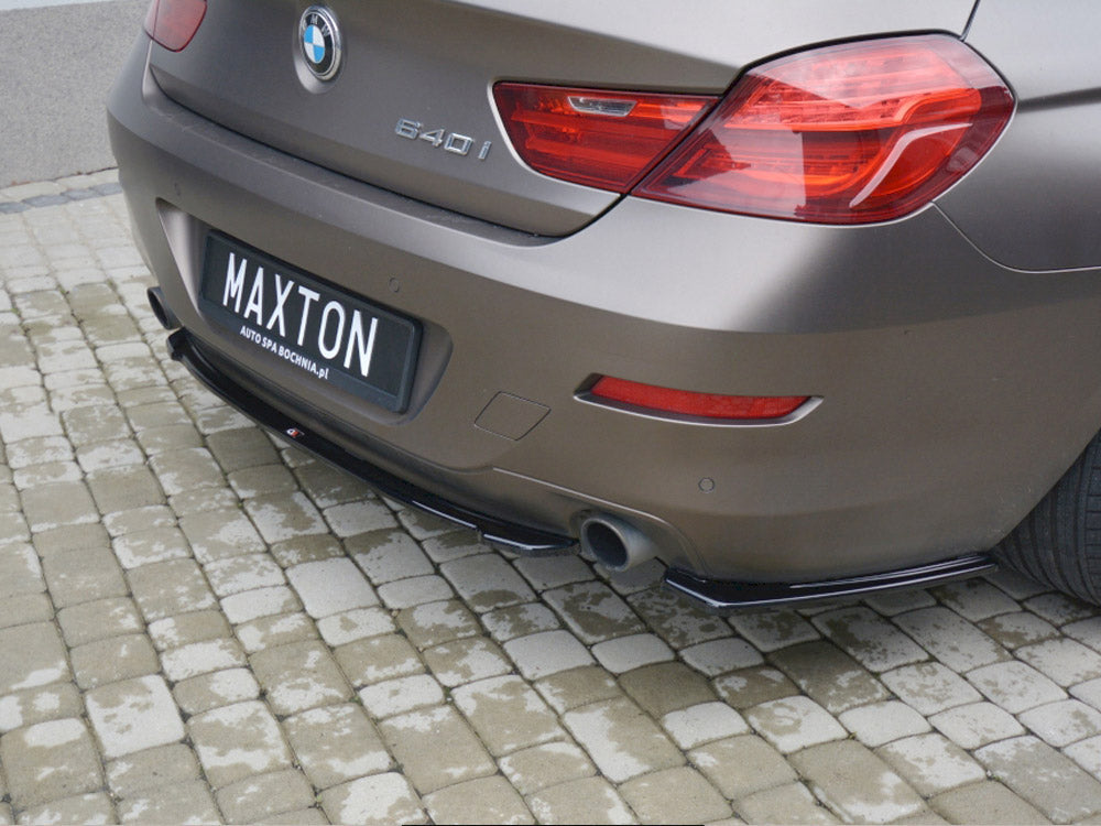 Maxton Design Central Rear Splitter BMW 6 Gran Coupe