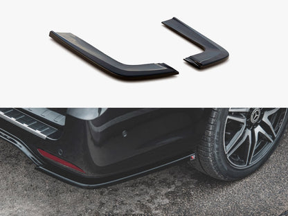 Maxton Design Rear Side Splitters V.2 Mercedes-Benz V-Class AMG-Line W447 Facelift - Textured