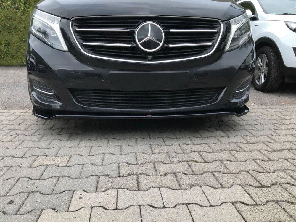 Maxton Design Front Splitter V.3 Mercedes V-Class W447 - Textured