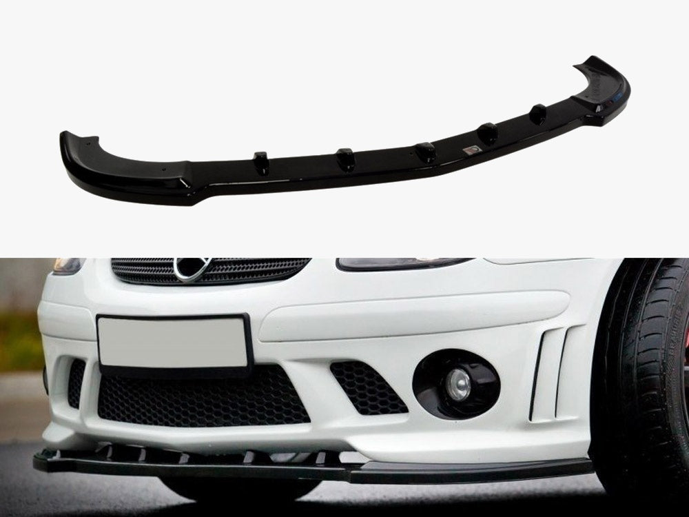 Maxton Design Front Splitter Mercedes SLK R170 For AMG 204 Bumper - Textured