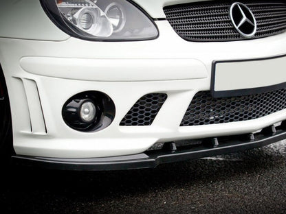 Maxton Design Front Splitter Mercedes SLK R170 For AMG 204 Bumper - Textured