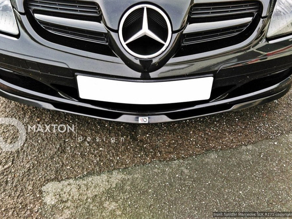 Maxton Design Front Splitter Mercedes SLK R171 Standard Bumper - Textured