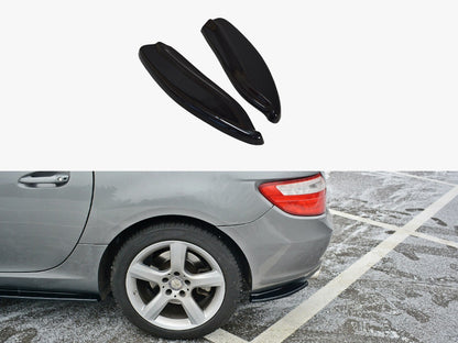 Maxton Design Rear Side Splitters V.1 Mercedes-benz SLK R172 Standard (2011-2015)