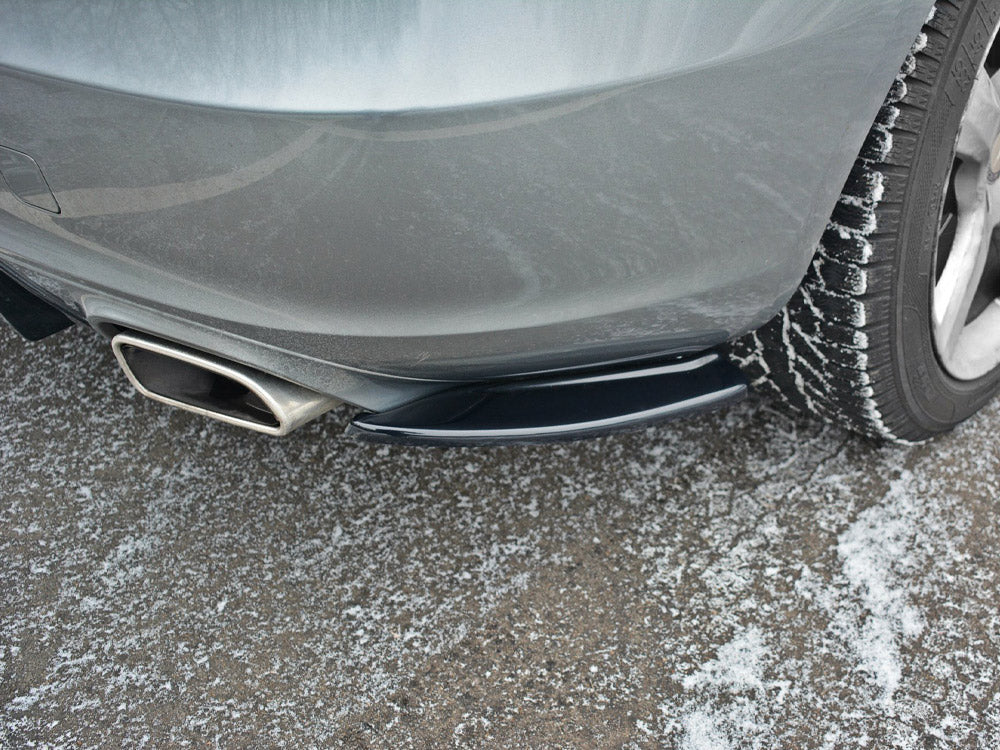 Maxton Design Rear Side Splitters V.1 Mercedes-benz SLK R172 Standard (2011-2015) - Carbon Look