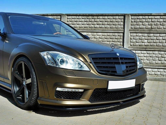 Maxton Design Front Splitter Mercedes S-class W221 AMG