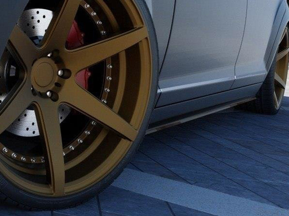 Maxton Design Side Skirts Diffusers Mercedes S-class W221 Long