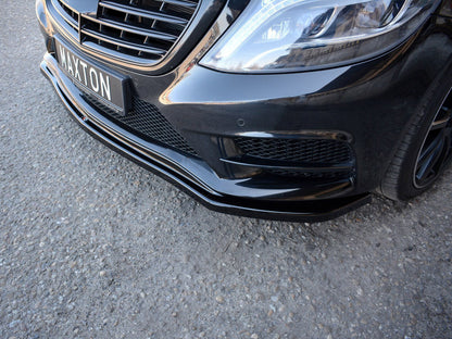 Maxton Design Front Splitter V.1 Mercedes S-class Amg-line W222 (2013-2017)
