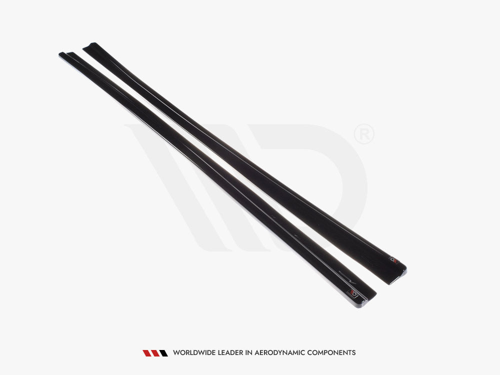 Maxton Design Side Skirts Diffusers V.1 Mercedes-Benz S-Class AMG-Line W222 - Textured