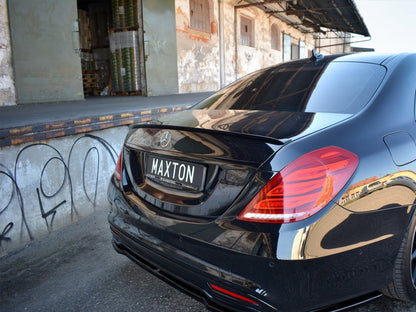 Maxton Design Spoiler Extension CAP Mercedes S-class W222 (2013-2017)
