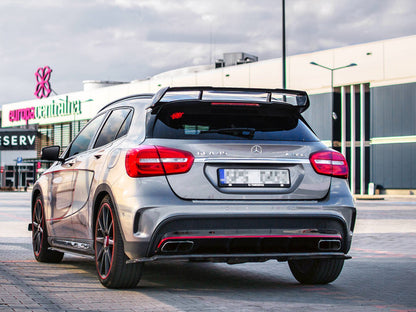 Maxton Design Rear Splitter (Vertical Bars) Mercedes-Benz GLA 45 AMG SUV (X156) Pre-Facelift