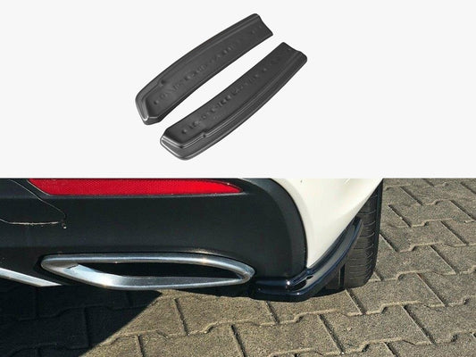 Maxton Design Rear Side Splitters Mercedes GLE W166 Amg-line (2015-2018) - Textured
