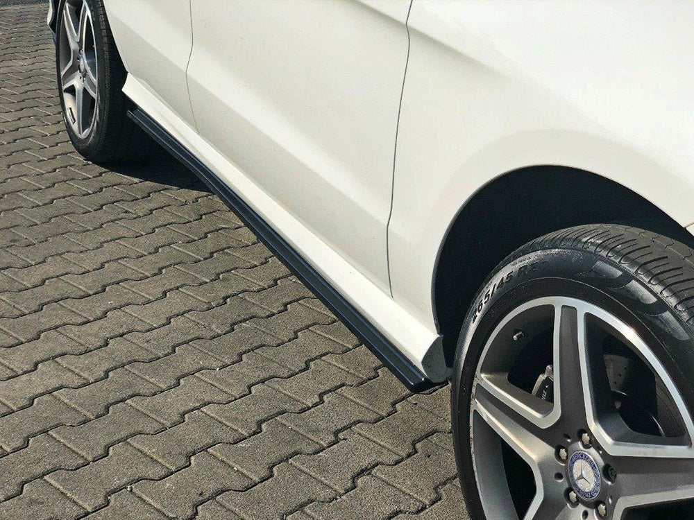 Maxton Design Side Skirts Splitters Mercedes GLE W166 Amg-line (2015-2018) - Textured