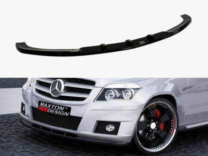 Maxton Design Front Splitter Mercedes GLK W204 (For Standard Bumper) - Carbon Look