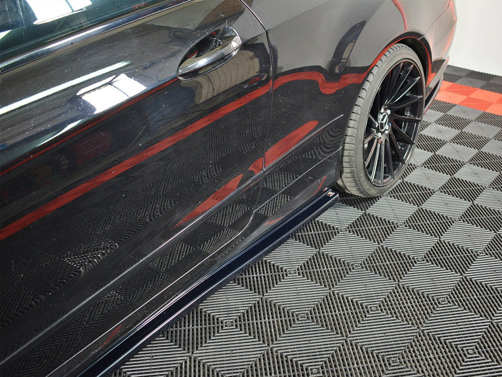 Maxton Design Side Skirts Diffusers Mercedes E-Class W207 Coupe AMG Line
