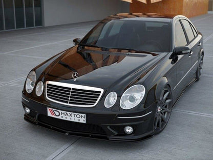Maxton Design Front Splitter Mercedes E W211 AMG Facelift