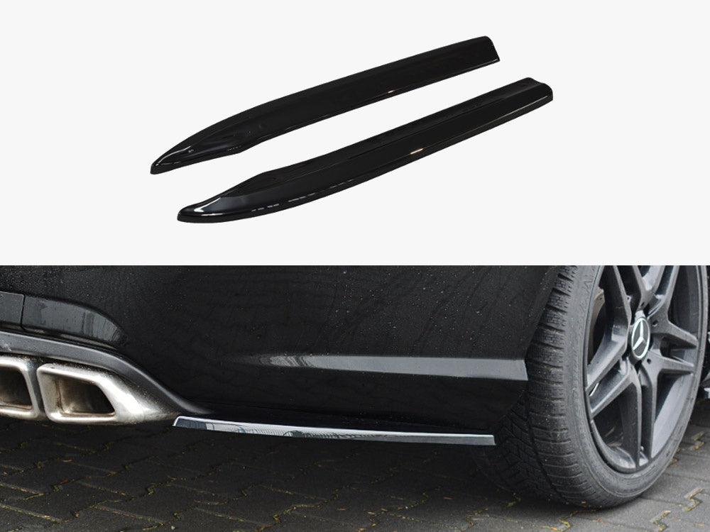 Maxton Design Rear Side Splitters Mercedes E-class 212 63 AMG (2009-2012)