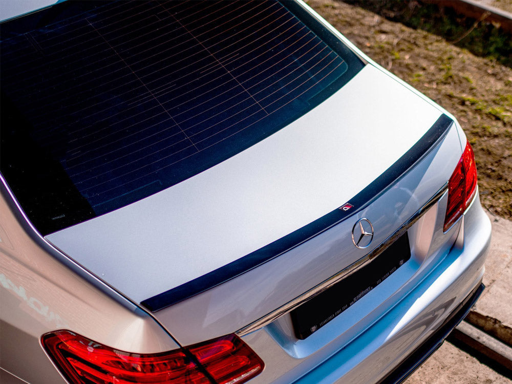 Maxton Design Spoiler Cap Mercedes E63 AMG / AMG-Line Sedan W212 Facelift