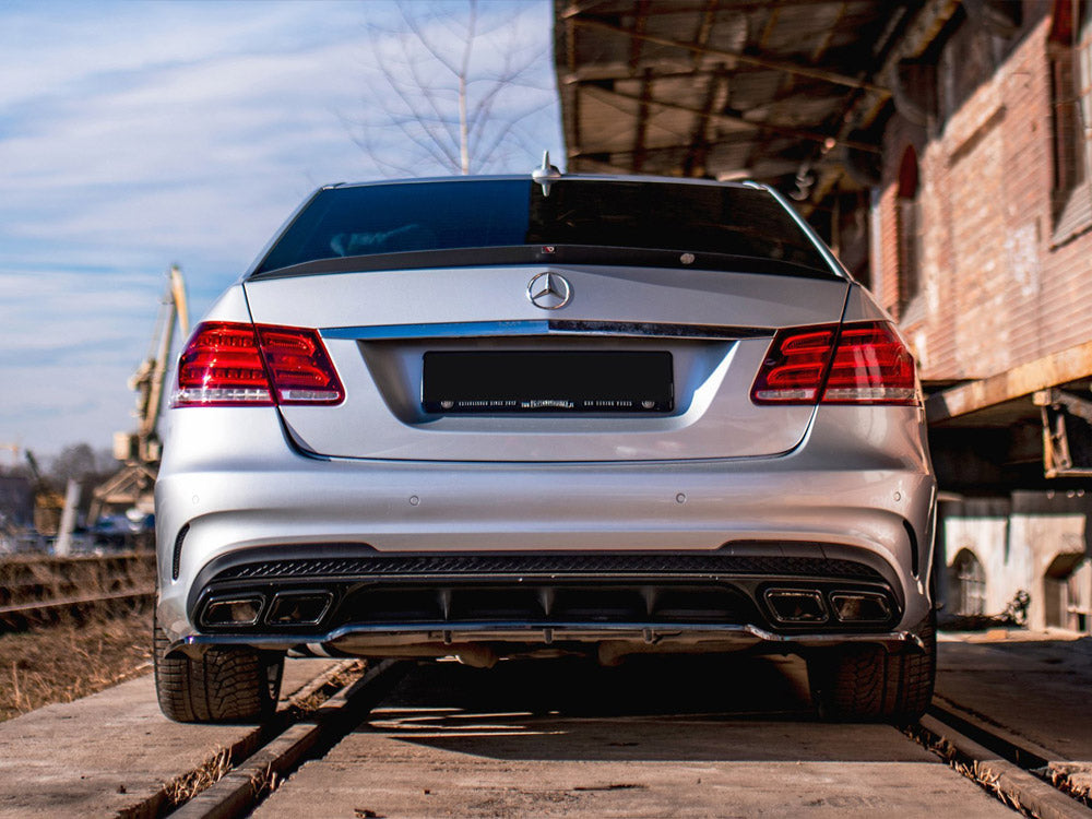 Maxton Design Spoiler Cap Mercedes E63 AMG / AMG-Line Sedan W212 Facelift