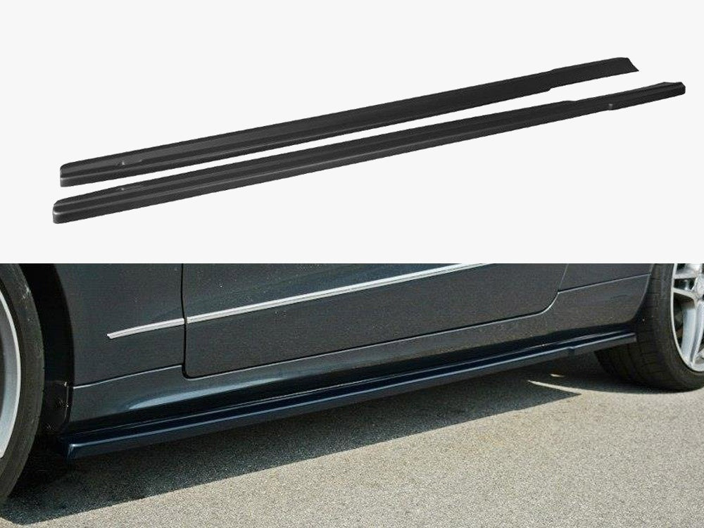 Maxton Design Side Skirts Diffusers Mercedes - Benz E Coupe / Cabrio C207 Facelift / A207 Facelit