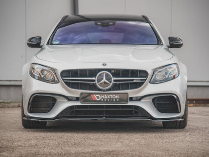 Maxton Design Front Splitter V.1 Mercedes E63 AMG Estate / Saloon S213 / W213