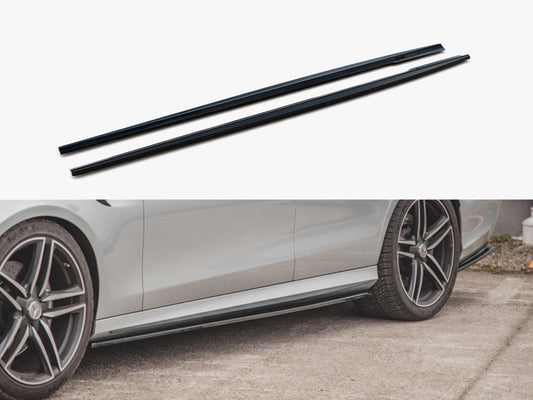 Maxton Design Side Skirt Diffusers Mercedes E63 AMG Estate / Sedan S213 / W213