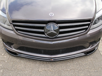 Maxton Design Front Splitter Mercedes CL 500 C216 Amgline (2006-2010) - Textured
