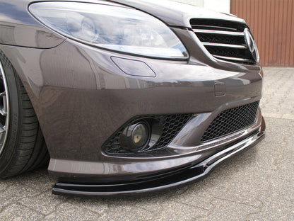 Maxton Design Front Splitter Mercedes CL 500 C216 Amgline (2006-2010) - Textured