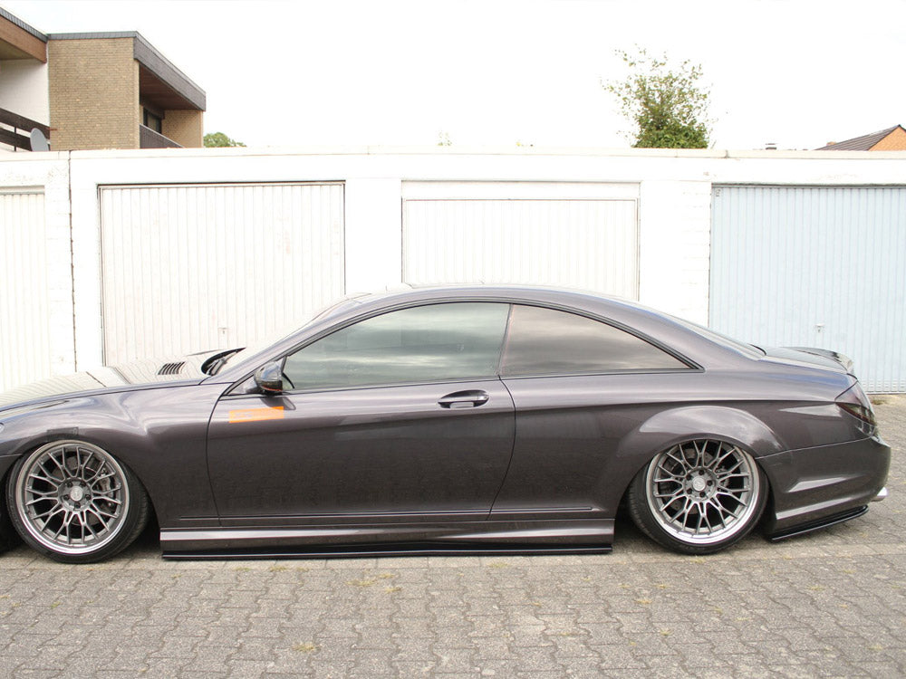 Maxton Design Rear Side Splitters Mercedes CL 500 C216 Amgline (2006-2010)