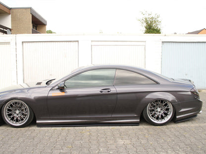 Maxton Design Rear Side Splitters Mercedes CL 500 C216 Amgline (2006-2010)
