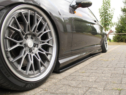 Maxton Design Side Skirts Diffusers Mercedes CL 500 C216 Amgline (2006-2010) - Carbon Look