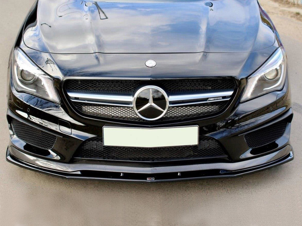Maxton Design Front Splitter V.2 Mercedes CLA 45 AMG C117 (Pre-facelift)