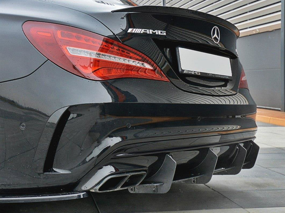 Maxton Design Rear Diffuser V.1 Mercedes CLA A45 AMG C117 Facelift (2017-UP)