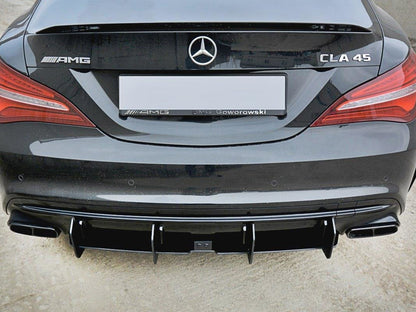 Maxton Design Rear Diffuser V.2 Mercedes CLA A45 AMG C117 Facelift