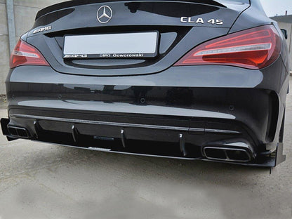 Maxton Design Rear Diffuser V.3 Mercedes CLA A45 AMG C117 Facelift (2017-UP)