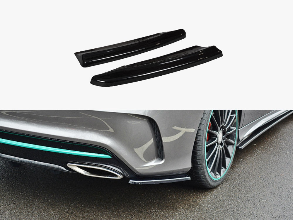 Maxton Design Rear Side Splitters Mercedes-Benz CLA C117 AMG-Line Facelift