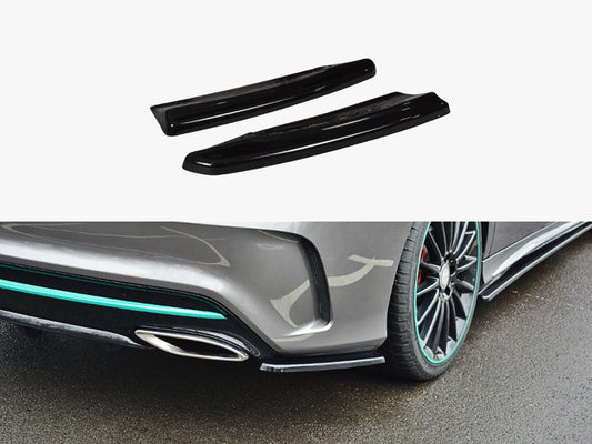 Maxton Design Rear Side Splitters Mercedes-Benz CLA C117 AMG-Line Facelift