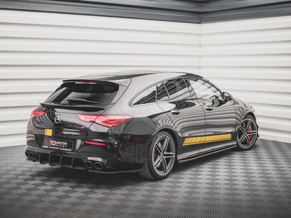 Maxton Design Rear Side Splitters Mercedes-AMG CLA 35 Aero / 45 Aero C118