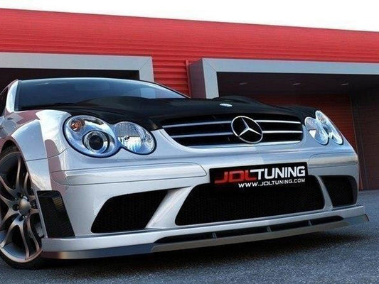 Maxton Design Front Splitter Mercedes CLK W209 (For ME-CLK-209-BLACK-F1 Bumper)