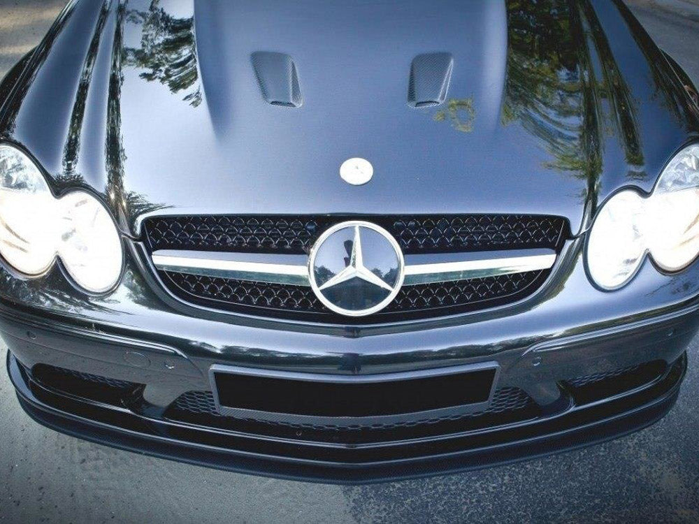 Maxton Design Front Splitter Mercedes CLK W209 Black (SL Black Series Look)