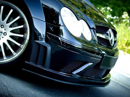 Maxton Design Front Splitter Mercedes CLK W209 Black (SL Black Series Look)