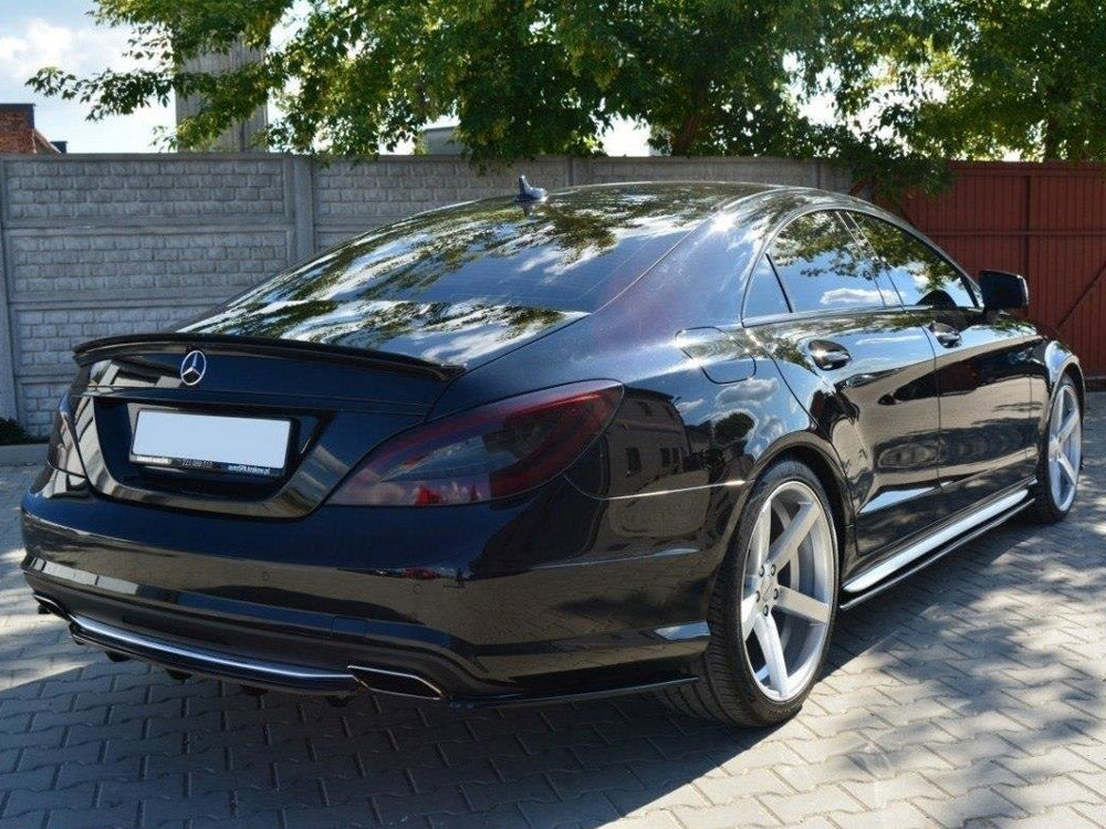 Maxton Design Spoiler CAP Mercedes CLS AMG Line / 63 AMG C218 - Carbon Look