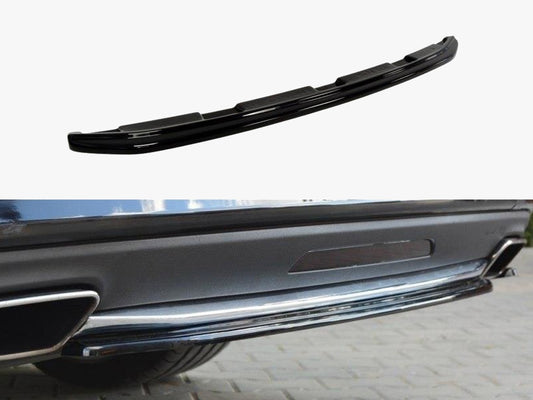 Maxton Design Central Rear Splitter Mercedes CLS C218 Amg-line (Without A Vertical BAR) (2011-2014)