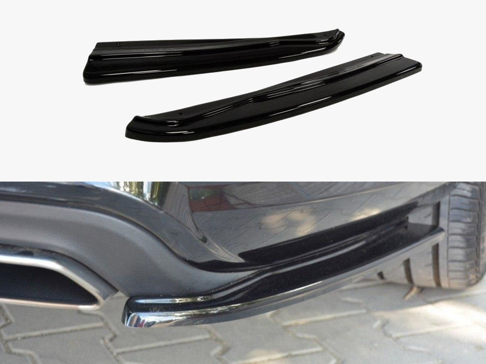 Maxton Design Rear Side Splitters Mercedes CLS C218 Amg-line (2011-2014) - Carbon Look