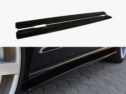 Maxton Design Side Skirts Diffusers Mercedes CLS C218 Amg-line (2011-2014) - Carbon Look