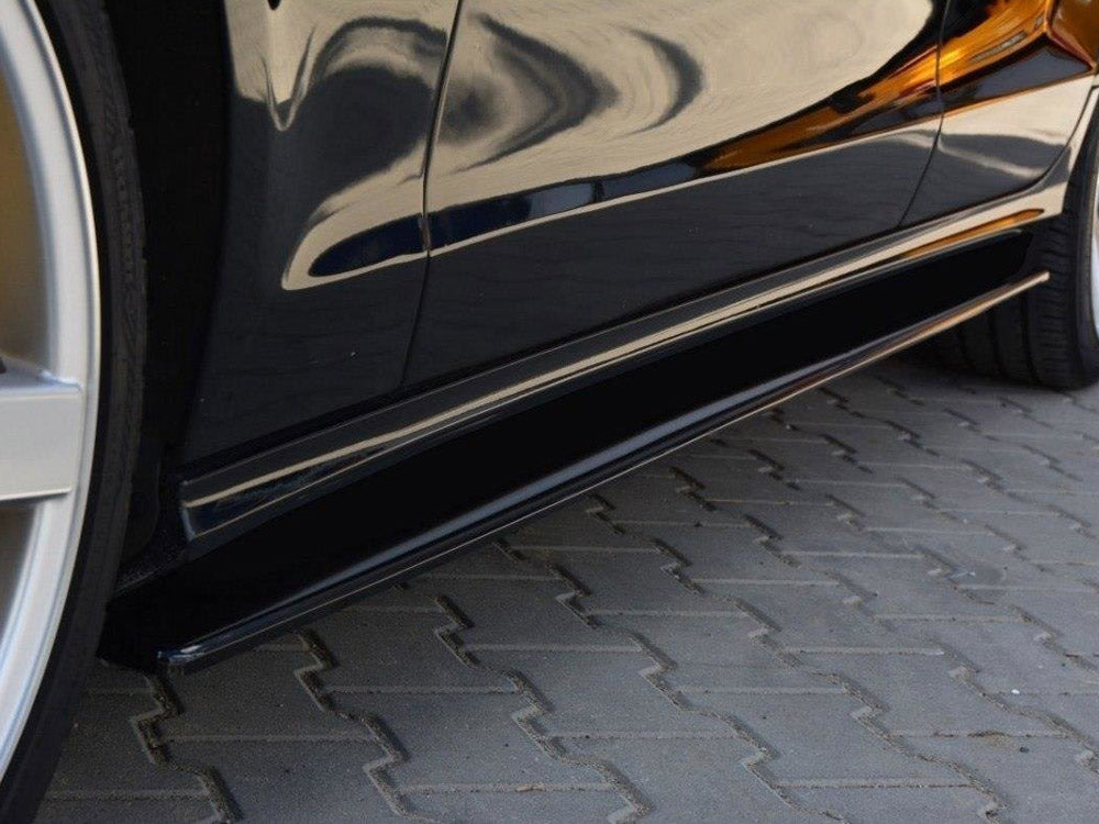 Maxton Design Side Skirts Diffusers Mercedes CLS C218 Amg-line (2011-2014) - Carbon Look